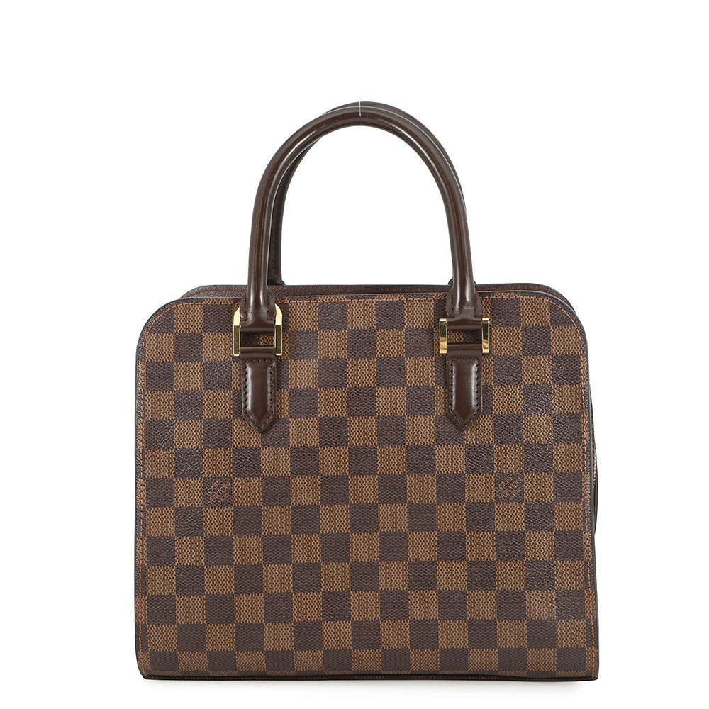 Louis Vuitton Damier Ebene Brown Triana Handbag Bag